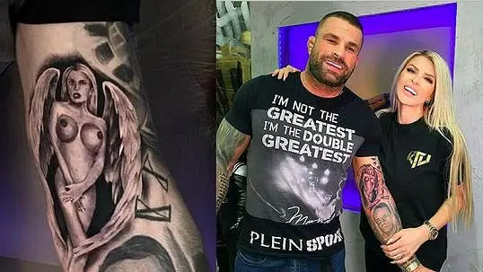 Karlos Vémola si nechal vytetovat nahou snoubenku s obřími silikony: Lela slzela štěstím - Super.cz