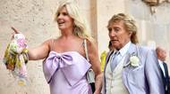 Rod Stewart v Chorvatsku mezi turisty ženil syna po boku své současné manželky. Lidé ale nemohou spustit oči z jeho ex