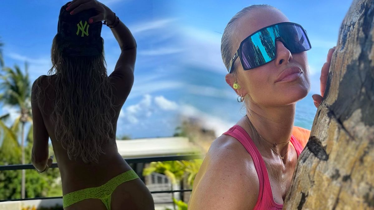 Simona Krainová předvedla svůj sexy zadeček v plavkách. Bude pauza, nebo menopauza? vtipkovala