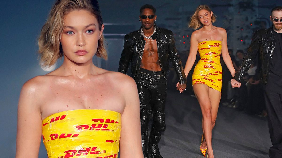 Chcete být trendy? Oblepte se páskou na balíky jako Gigi Hadid na prestižní přehlídce: Tyhle mini zvládnete doma!