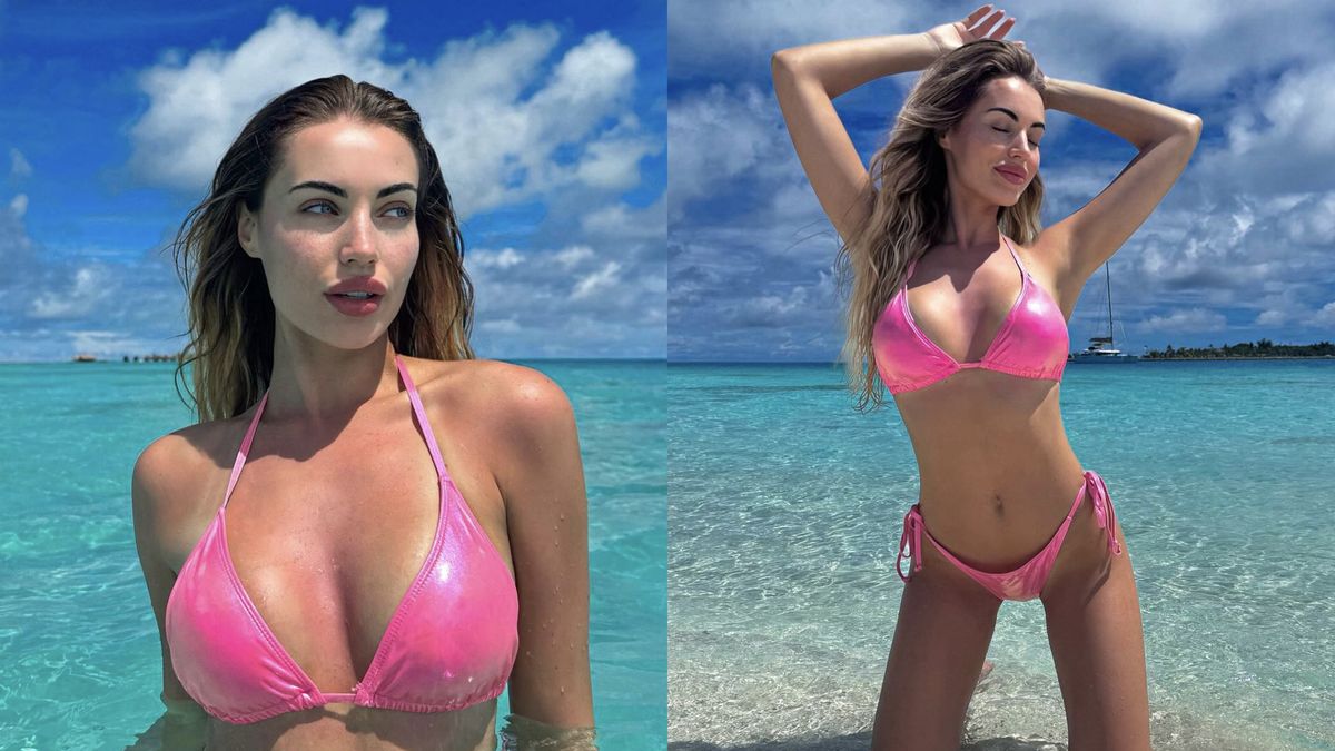 Natálie Kočendová přivodila fanouškům kolaps: Sexy modelka si zaplavala s hejnem obřích žraloků
