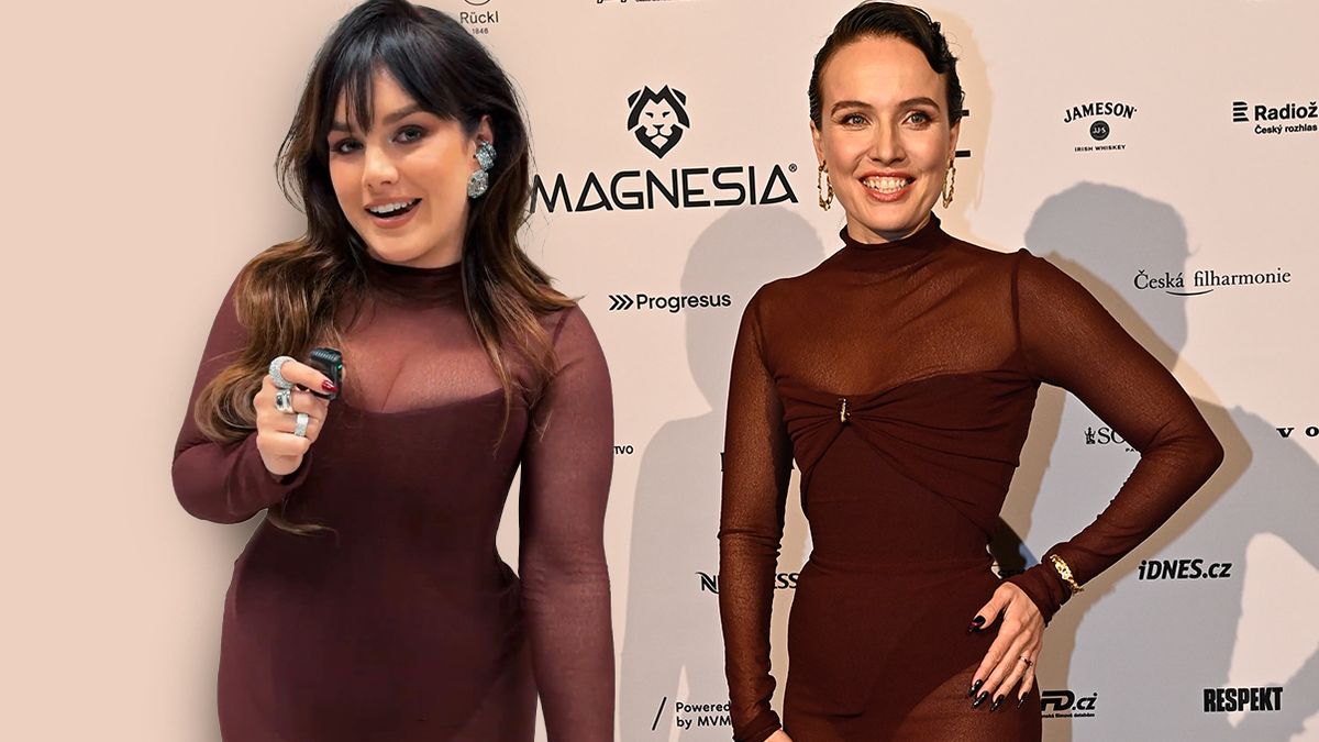 Módní bitva sexy rób! Tereza Ramba a Ewa Farna jako dvojčata v průhledných šatech