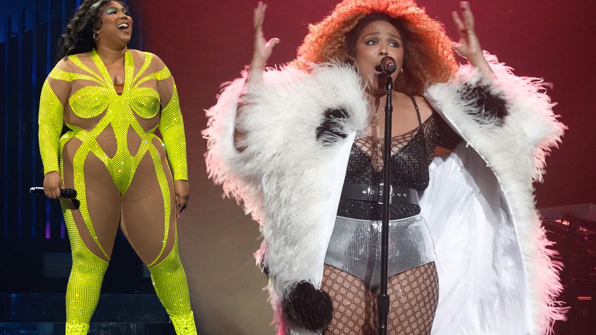 Lizzo poprvé po shození téměř 30 kil odhalila na pódiu nové křivky jen v body a síťovaných punčocháčích