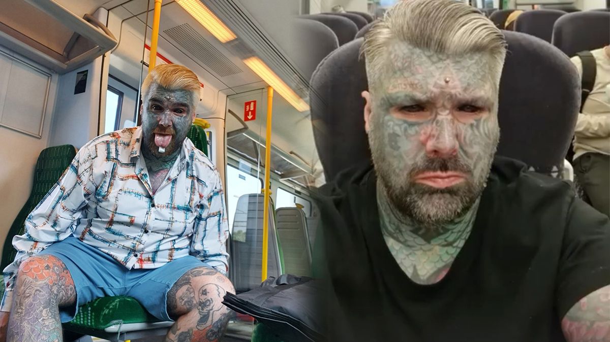Nechal se potetovat od hlavy k patě a teď se diví: Nikdo vedle mě nechce sedět v MHD