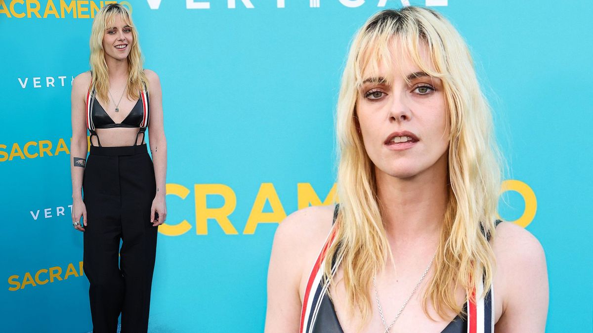 Chce vypadat co nejvíc ušmudlaně a nepřitažlivě. Kristen Stewart v kožené podprsence a zplihlých vlasech neoslnila