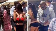 Bianca Censori spatřena! Do půl těla téměř nahá lízala zmrzlinu na trzích na Mallorce