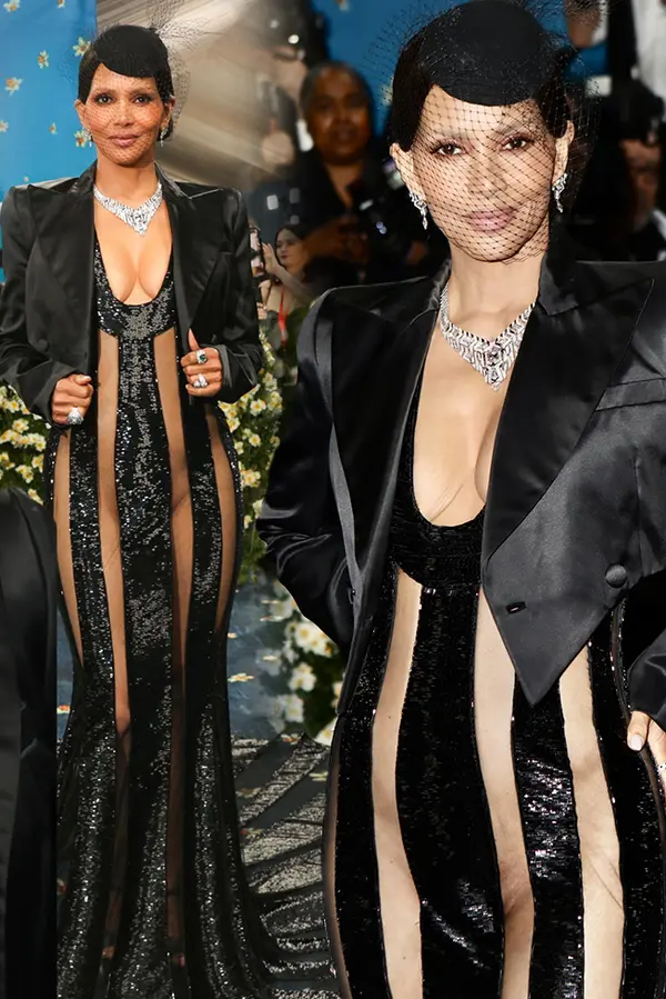 Halle Berry (58) doplatila na nejodvážnější šaty v životě: Na Met Gala odhalila rozkrok bez kalhotek. Fanoušci nechápali - fotka 1/1