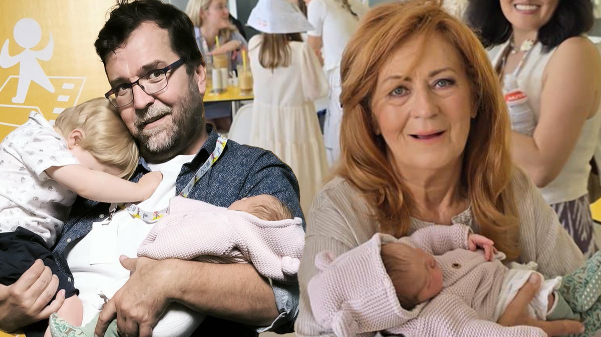 Nejplodnější český režisér poprvé ukázal své deváté dítě. Rozplývala se nad ním i Simona Stašová