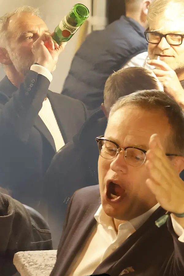Tajná párty České televize ve Varech! Václav Moravec se rozjel jako tank, zahanbit se nenechali ani Trojan s Dvořákem - fotka 1/1