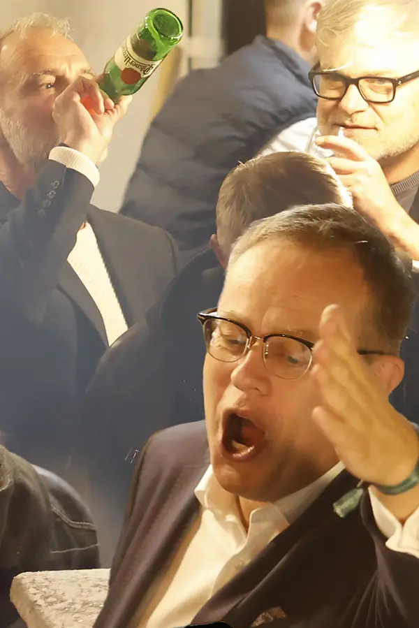 Tajná párty České televize ve Varech! Václav Moravec se rozjel jako tank, zahanbit se nenechali ani Trojan s Dvořákem - fotka 1/1