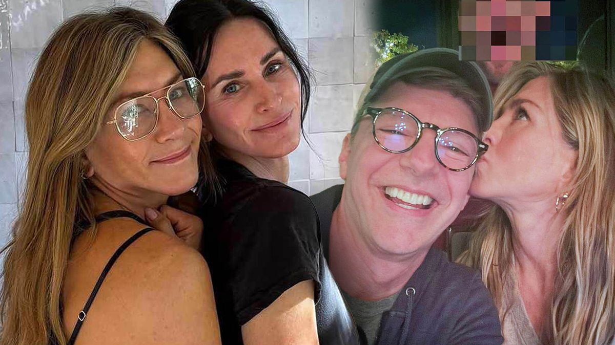 Šminky nepotřebují! Rachel a Monica z Přátel v objetí vařily špagety. A fotka s jedním seriálovým konkurentem. Poznáváte?