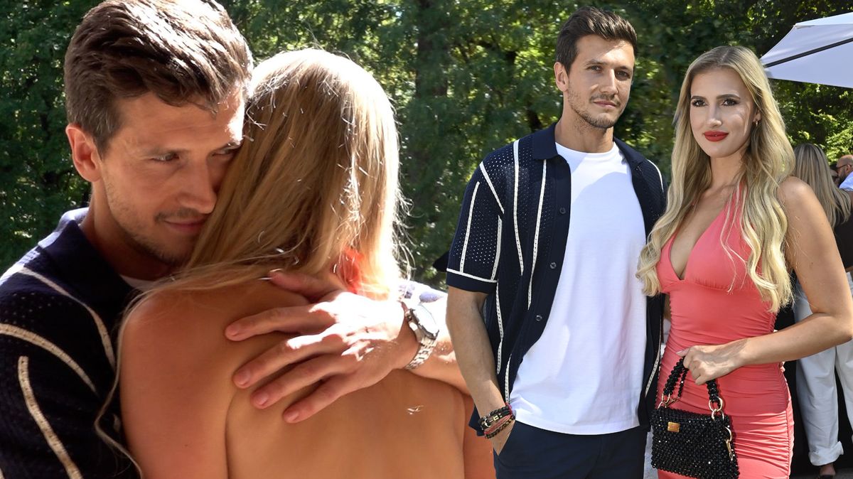 První setkání po rozchodu. Sklíčený Bachelor těžko hledal slova, sexy Sabina mu při focení dotyky moc neopětovala