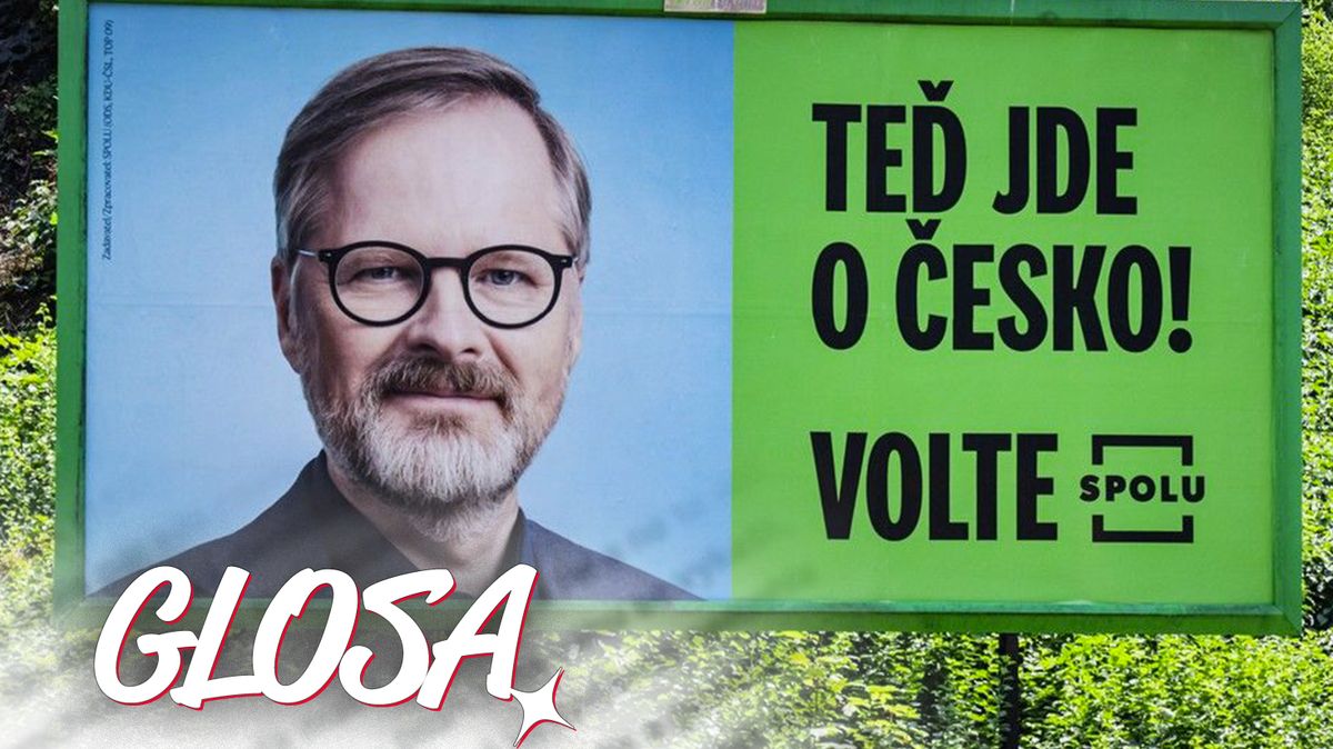Glosa: Petře Fialo, na billboardech nudíte jako špatný klaun. V Chuchli jste navíc visel nelegálně