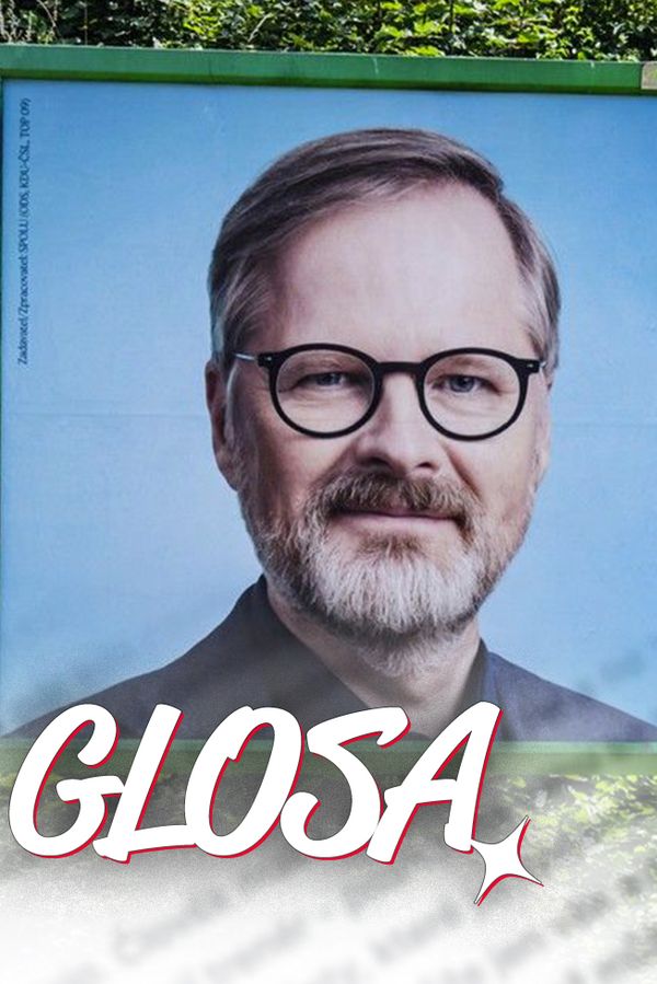 Glosa: Petře Fialo, na billboardech nudíte jako špatný klaun. V Chuchli jste navíc visel nelegálně - fotka 1/1