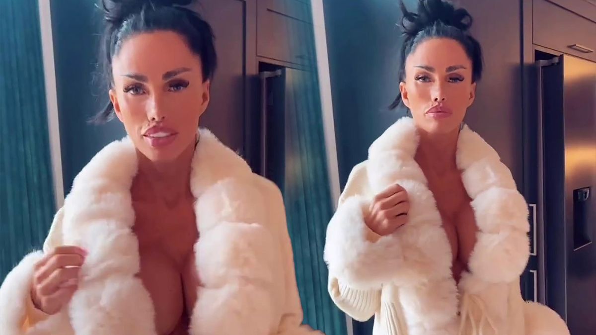 Tohle už snad ani není sexy: Pohublá Katie Price vyvalila své „zmenšené“ balóny pod umělou kožešinou