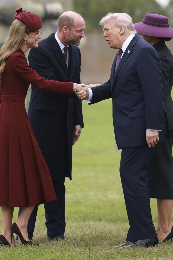 Trumpovi u Kate a Williama. Milovník žen Donald se toho nebál: Hned na úvod návštěvy princezně začal šeptat lichotky - fotka 1/1