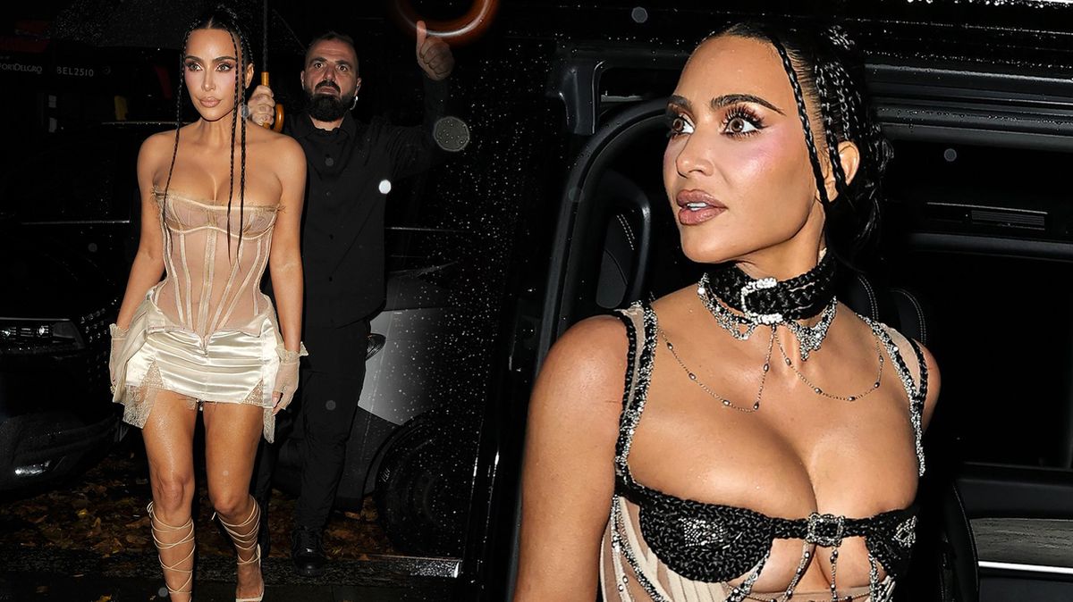 Kim Kardashian slavila 45. Na odiv vystavila celá ňadra
