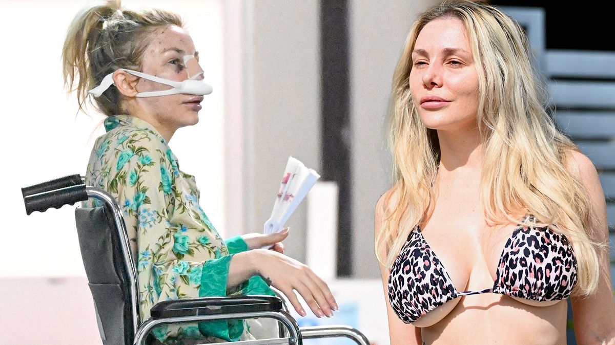 Courtney Stodden předvedla nový nos, který ji učinil ‚velmi šťastnou‘: Málem jí u toho ovšem vypadla ňadra z bikin