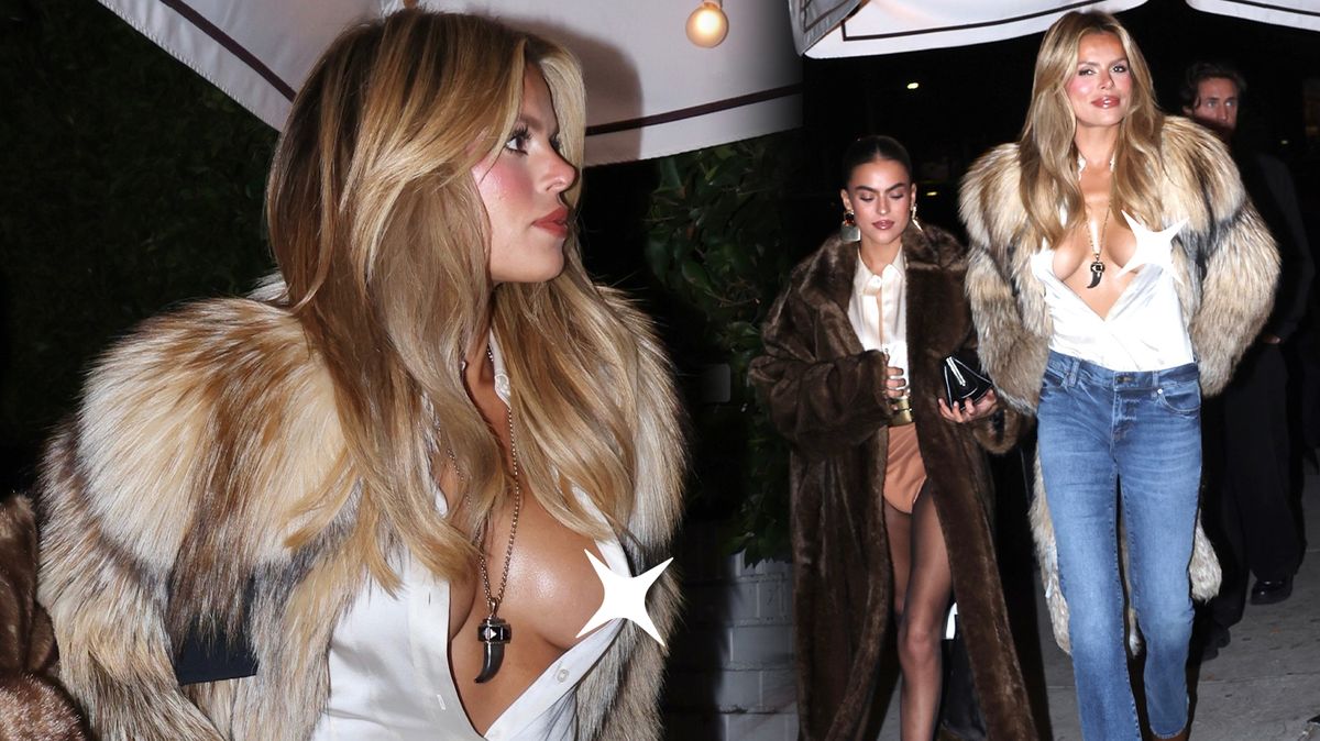 Madam, rozepl se vám knoflíček. Brooks Nader necudně vystavila své poprsí, nechyběly ani bradavky