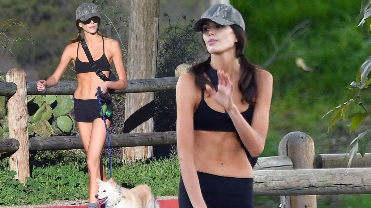 Má tělo chlapce, i ten pes vypadá zdravěji než ona. Dcera Cindy Crawford předvedla svou velmi štíhlou postavu