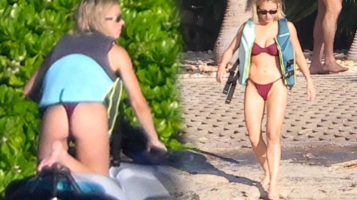 Zepředu paráda. A co teprve zadek? Sydney Sweeney v bikinách neomrzí z žádného úhlu!