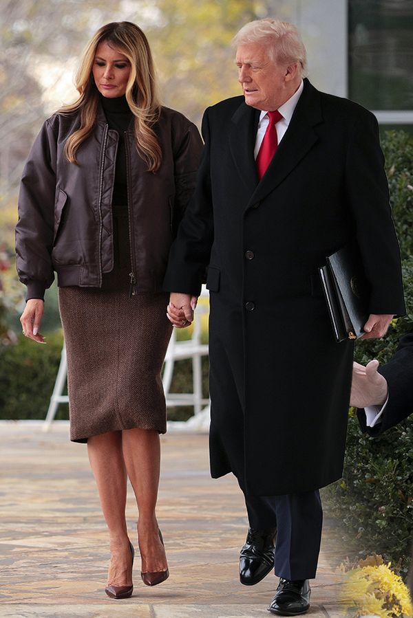 Kolik jí dali za to, že se s ním drží za ruku? Veřejnost se směje snímkům Donalda Trumpa, Melanie a krocana  - fotka 1/1