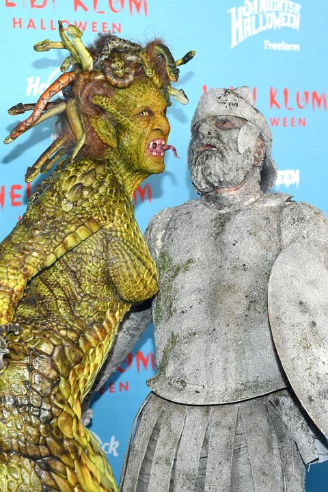 Královna Halloweenu Heidi Klum jako zrůdná Medúsa: A kostým je kde? drtili modelku lidé kritikou