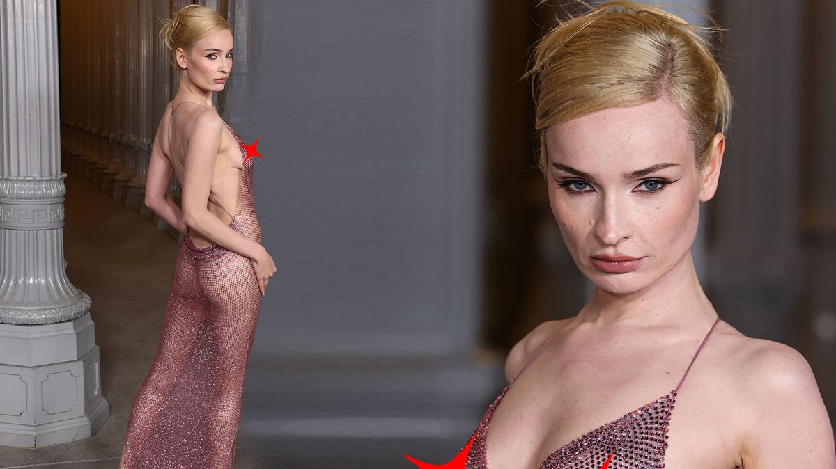 Bývala chlapcem, jako žena ale odhalila vše: Prakticky nahá Kim Petras na galavečeru LACMA způsobila poprask