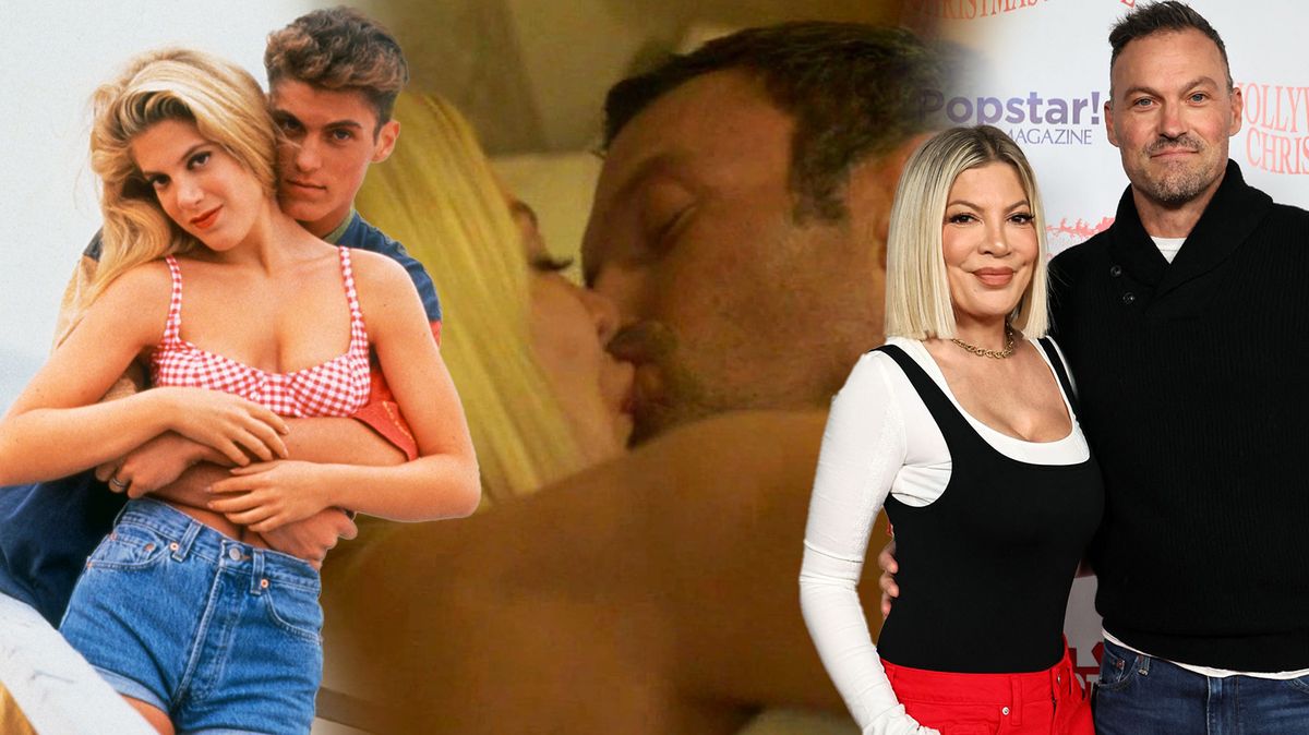 Donna a David po 35 letech: Tori Spelling se stydlivě culila vedle své první lásky. Brian jí zlomil srdce jako nikdo