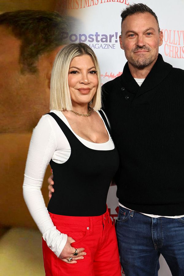 Donna a David po 35 letech: Tori Spelling se stydlivě culila vedle své první lásky. Brian jí zlomil srdce jako nikdo - fotka 1/1