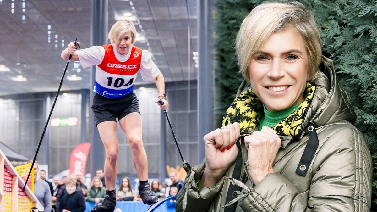 I po padesátce pořád válí: Kateřina Neumannová nasadila nejen běžky. Při jednom sportu ale došlo i na zranění
