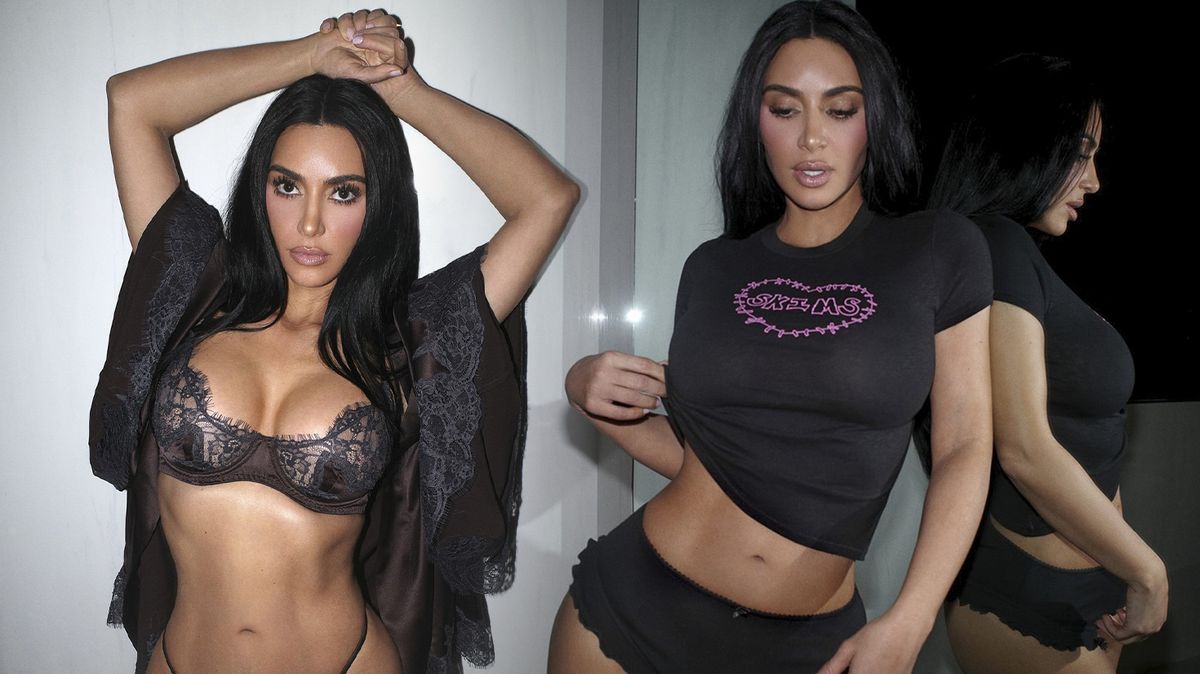 Tohle chcete na své ženě vidět nejen na Valentýna! Kim předvedla oblé křivky v celé kráse