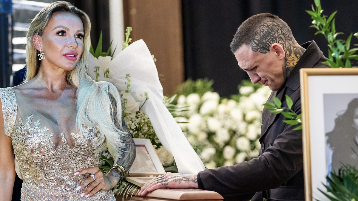 Pohřeb Moniky Jákliové (†31): Zdrcený expřítel Boráros s fotkou dcerky u rakve a šokující vyjádření k rodině zesnulé!