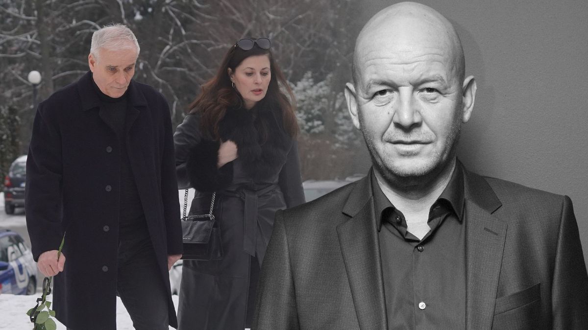 Rodina a přátelé se loučili s Pavlem Nečasem (†59). Přišli expřítelkyně Zuzana Vejvodová, Lukáš Vaculík i slavní hokejisté