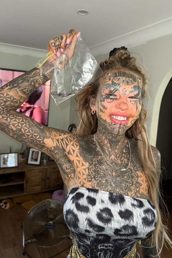 Nejvíc potetovaná žena Austrálie bojovala s tajemnou nemocí. Neuhodnete, co za tím stálo - fotka 1/1