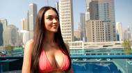 Rok po druhé plastice vystavila vnady v plavkách: Krásná Denisa se svlékla v Dubaji a ukázala silikonové trojky
