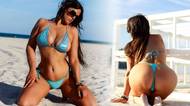 Zadek bohyně! Tahle kráska si z pláže v Miami Beach i přes déšť přivezla žhavé obrázky