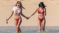 Víc sexy už to nejde: Brooks Nader dováděla se sestrou na pláži. Pro bikiny se snad narodily!