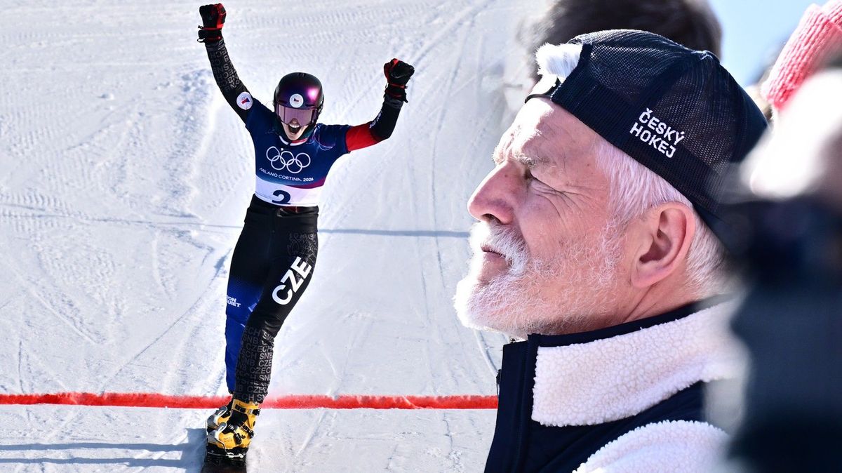 Zuzka! Zuzka! Zuzka! Po triumfu nové české olympijské vítězky skandovali i prezident Petr Pavel a první dáma Eva
