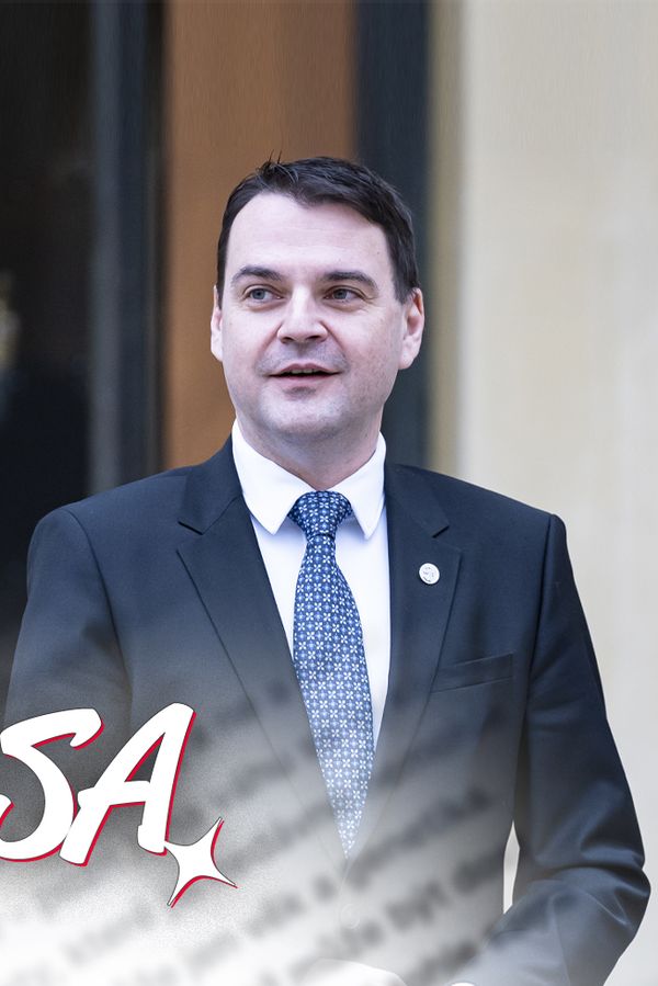 Glosa: Macinka má fakt talent. Ve svém lejně se brodí tak, že šíří nejen smrad, ale i odér trapna - fotka 1/1