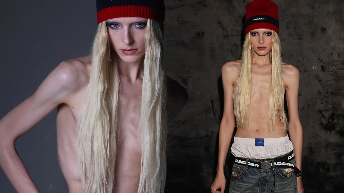 Konec vychrtlých modelek? Ani náhodou! Na přehlídce v Berlíně šokovala dívka, které se daly spočítat kosti