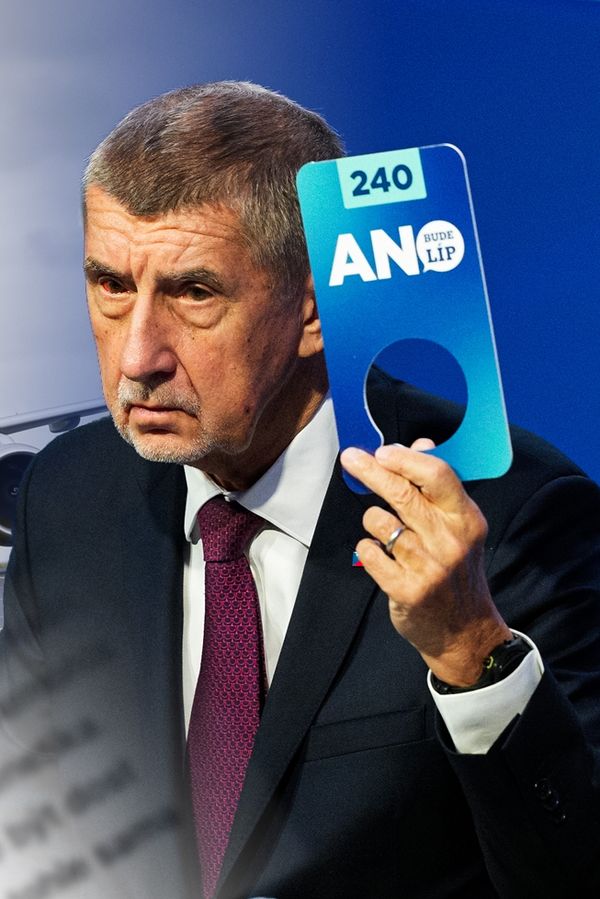 Glosa: Babiš bude prezidentovi schvalovat lety. Kdy začne na Hradě kontrolovat zásoby toaleťáku? - fotka 1/1