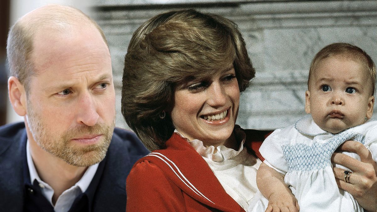 Roztomilý chlapeček s mámou na louce plné květin. Princ William sdílel ke Dni matek dosud nezveřejněnou fotku s Dianou