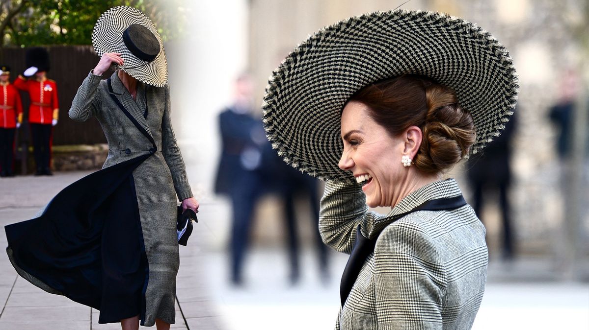 Princezně Kate během historické události málem uletěl klobouk za dvacet tisíc