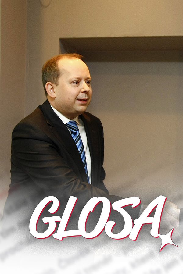 Glosa: Ahoj doktore Rathe! To jsem já, tvůj oblíbený bakalář Šnajdr, a už taky peláším k soudu - fotka 1/1