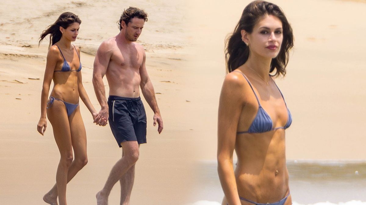 Dcera Cindy Crawford předvedla na pláži nejmenší bikinky, co jste kdy viděli