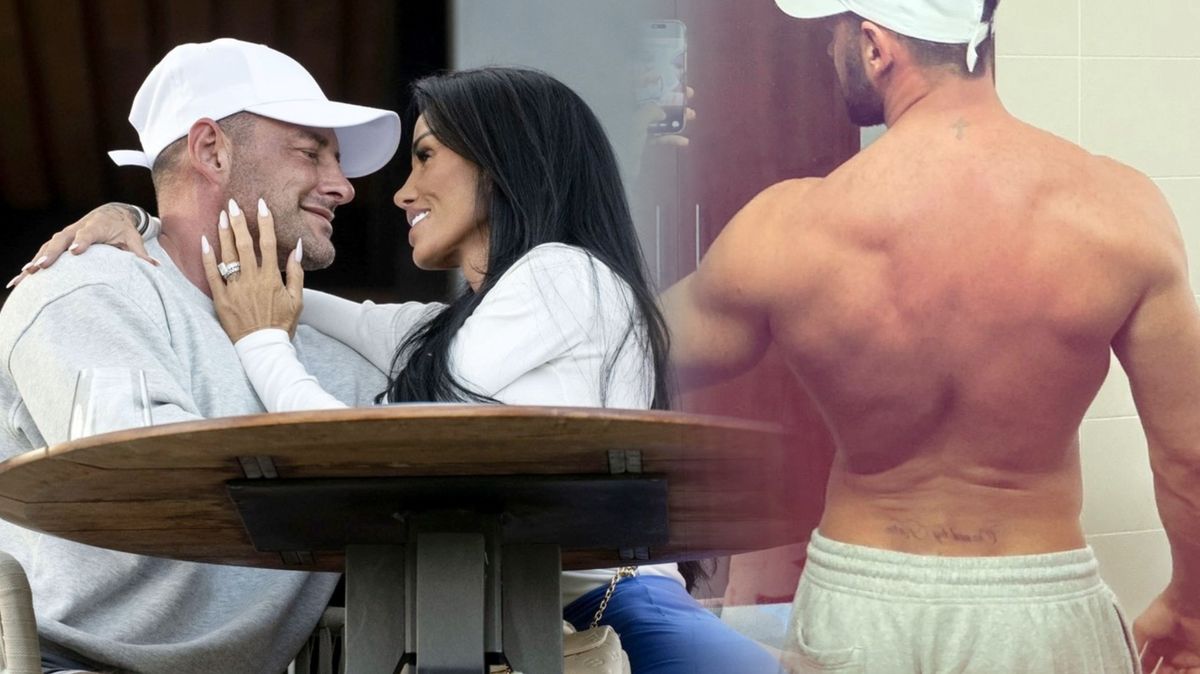 Na důkaz lásky: Manžel Katie Price se nechal označkovat inkoustem. Případný rozvod bude o to bolestivější
