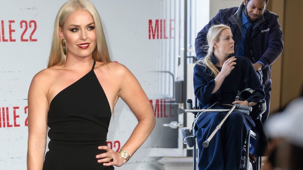 Poprvé od děsivé nehody na veřejnosti: Lindsey Vonn dorazila na letiště na vozíku. Únava na ní byla znát