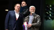Takhle fandí VIP tribuna: Křepčící prezident Pavel, rozvášněný Štěpánek, dojatá misska, ministři i slavný trenér