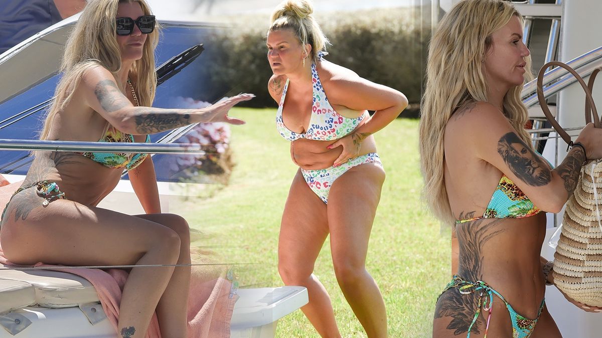 Špeky na břiše už si nechytne! Poznáváte slavnou pětinásobnou maminu (45), která v bikinách nikdy nevypadala líp?